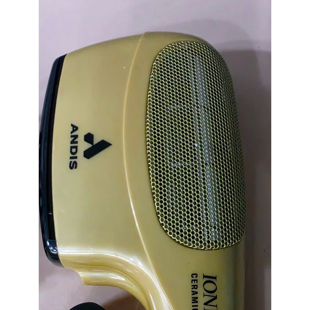 Andis Ionic Ceramic Hair Dryer Dual Voltage Gold with Brush Attachment - Picture 8 of 9